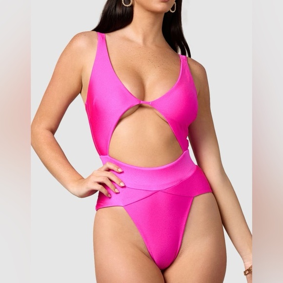 Aspire Pink One-Piece Swimsuit - Picture 1 of 3